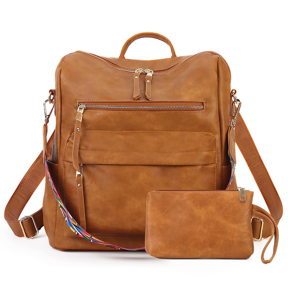 Backpack Purse Vintage Rucksack Convertible Shoulder Bag Travel ^-^